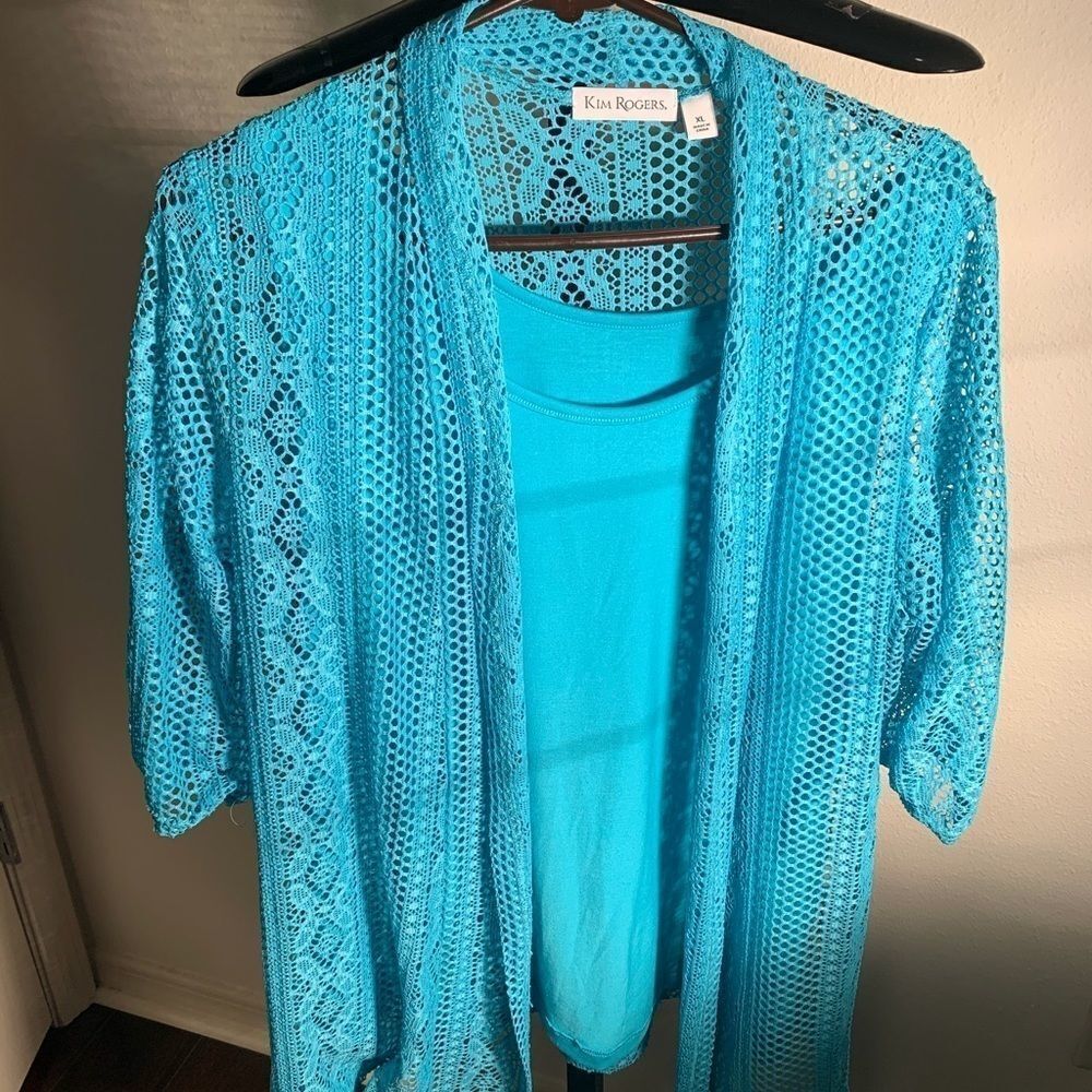 ‎Open Weave Top & Tank
